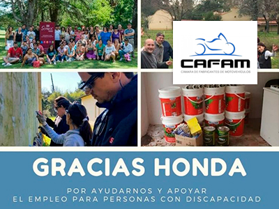 Honda Motor de Argentina por la inclusión